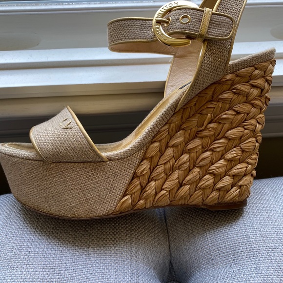 Authentic Louis Vuitton wedges - Picture 10 of 16